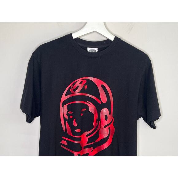 Billionaire Boys Club BBC Astronaut Red Helment Black Tshirt Men's Size S - Picture 3 of 7